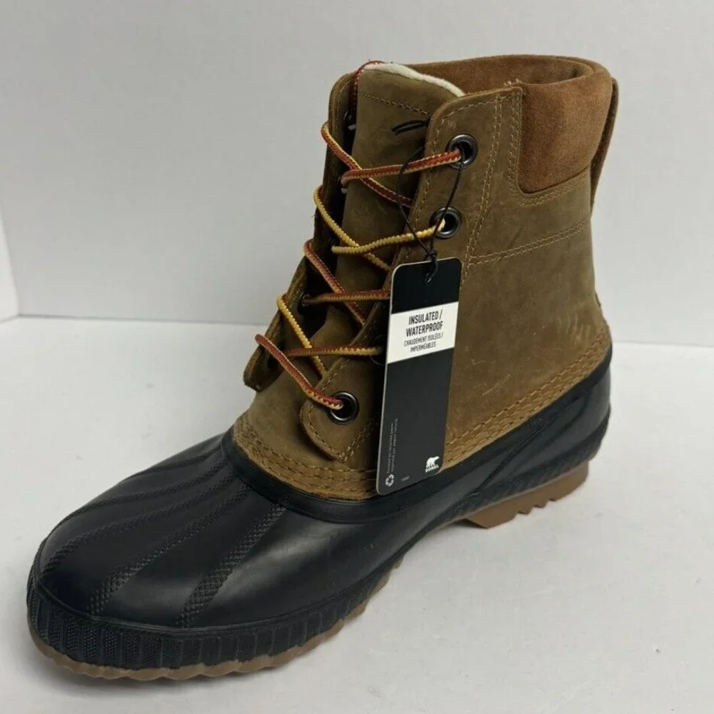 Sorel Men's Cheyanne II Waterproof Boots Brown, Size 8.5 M